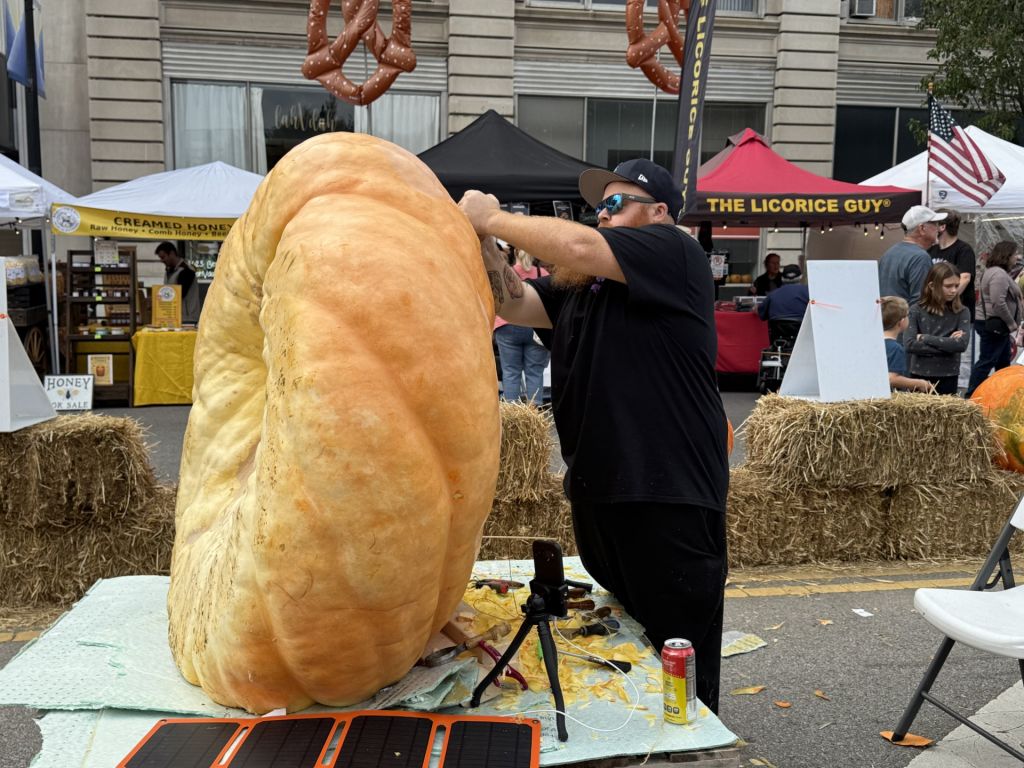 Centro histórico de Hamilton se transforma en galería de calabazas