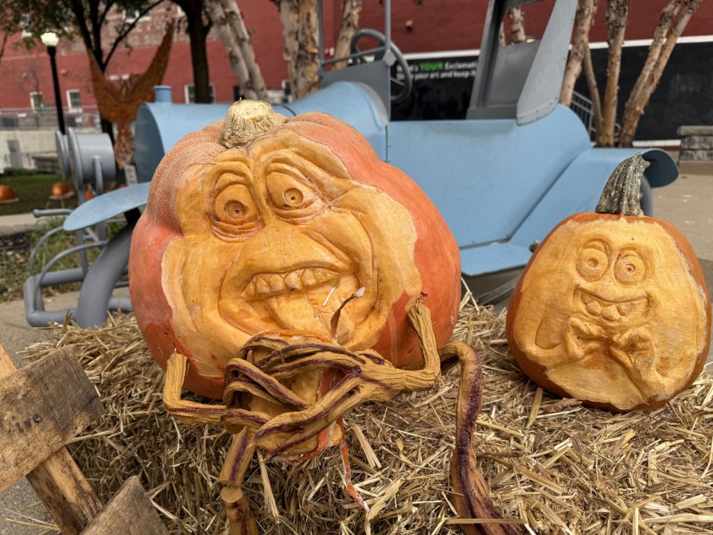 Centro histórico de Hamilton se transforma en galería de calabazas